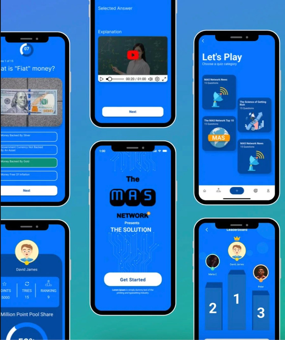 MAS Network Quiz Game